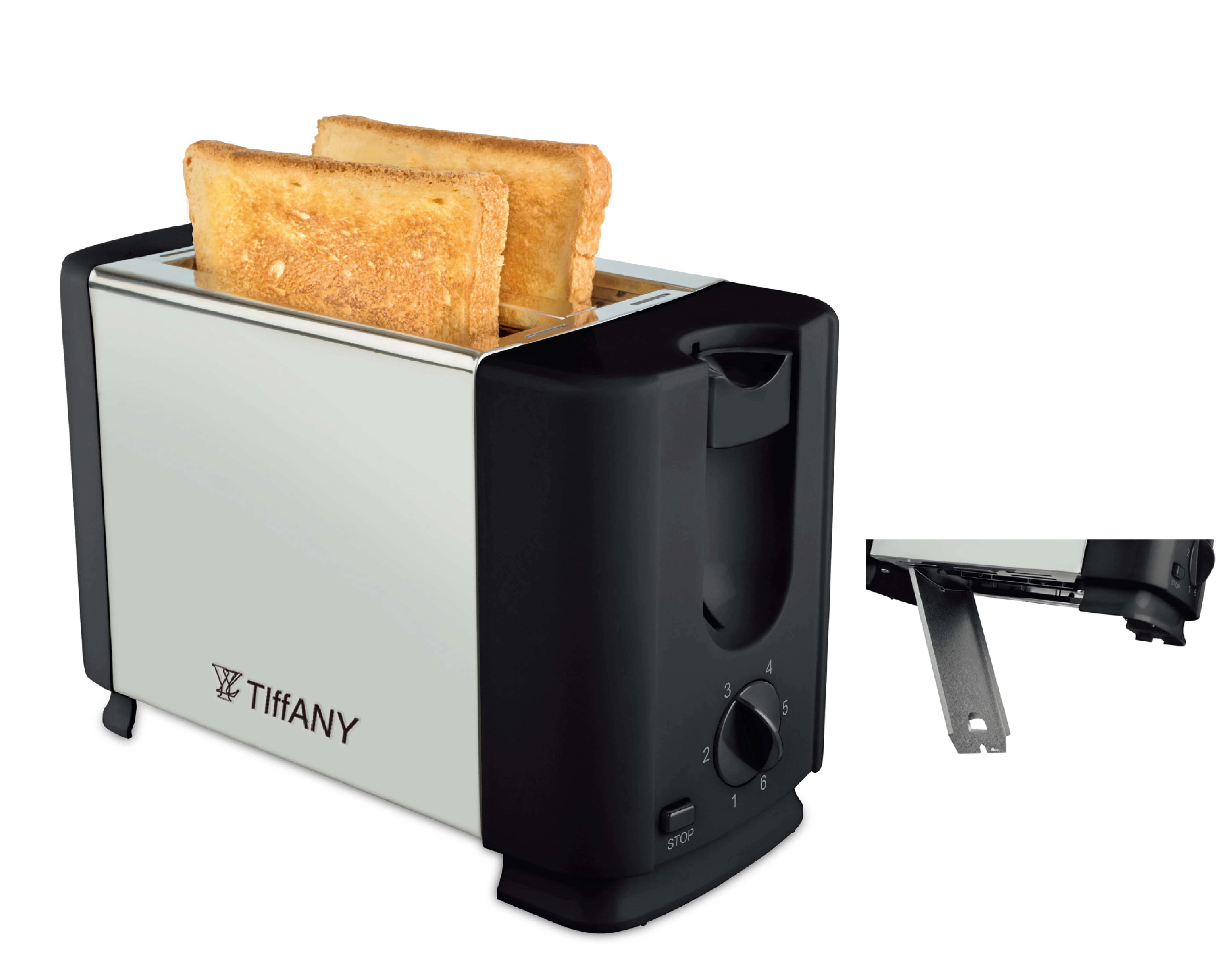 Автоматическая машина для выпечки хлеба завтрака тост сэндвич-гриль 2 ломтика блинов электрический тостер из нержавеющей стали