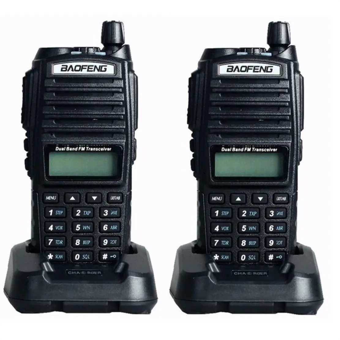 
2pc UV82 Two Way Radio 136 174/400 520Mhz Pofung UV 82 FM HF Transceiver telsiz Ham cb Radio station Baofeng UV 82 Walkie Talkie 