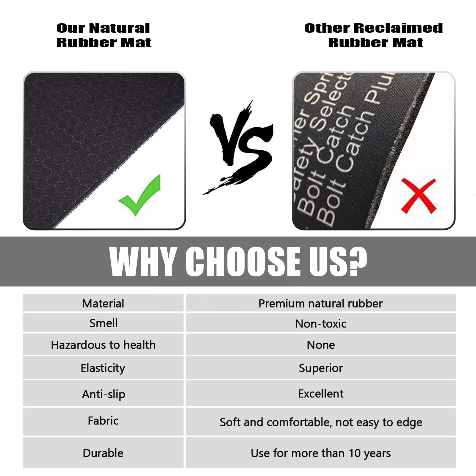 BOOSTEADY Gun Cleaning Mat 36 x 12in, Non-Slip Workbench Pad, Large Surface Gun Mat in Storage Box