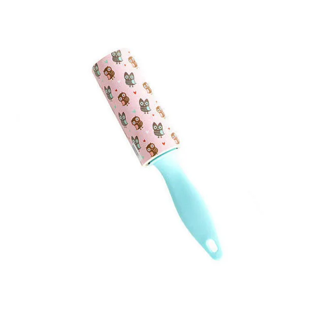 Reusable Clean Clothes Dust Removal Sticky Paper Roller Brush