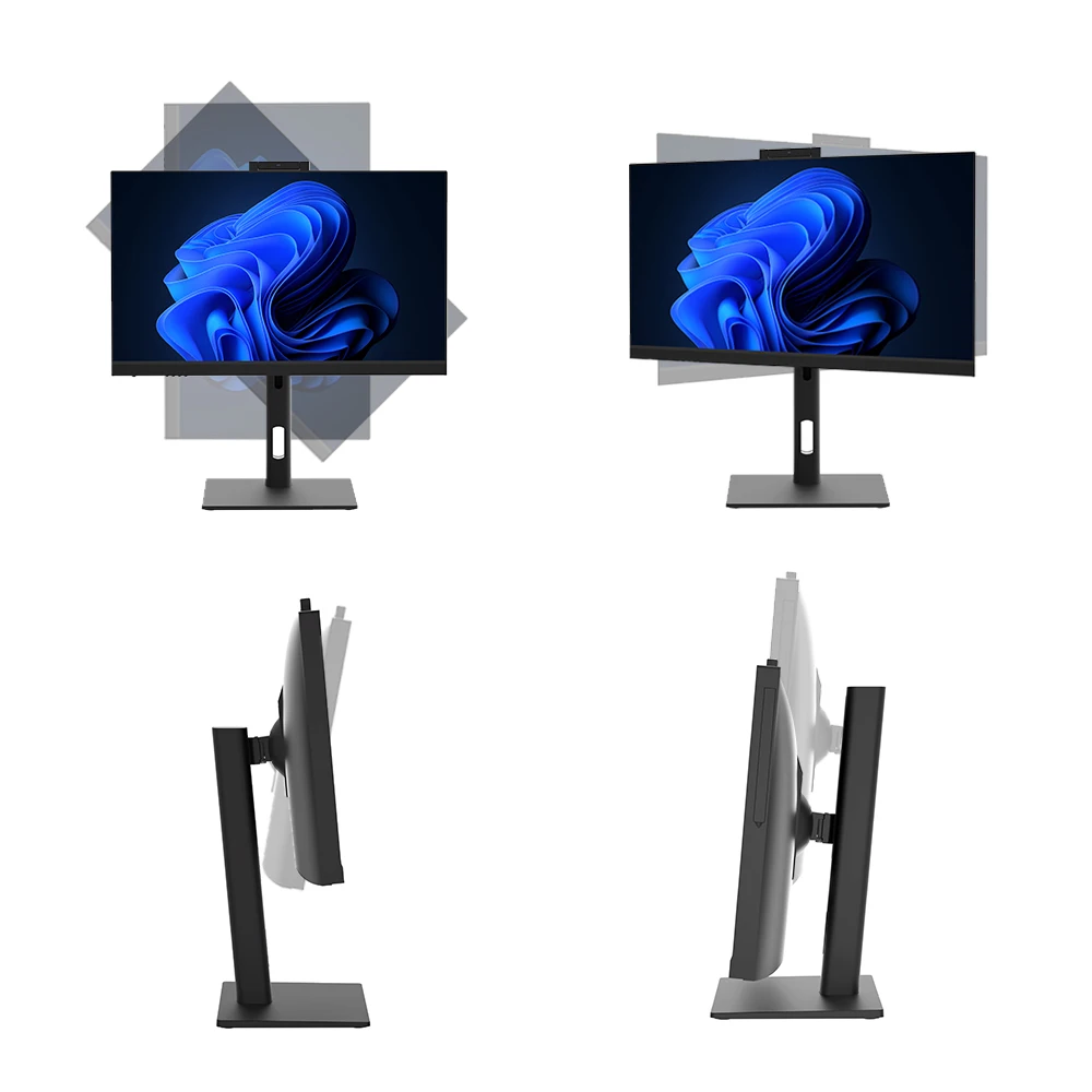 Oem 23.8 / 27inch Mini pos  Aio Pc Wall Mount Touch Screen core i7 i5 Desktop Pc All In One Barebone Pc All-in-one Computer