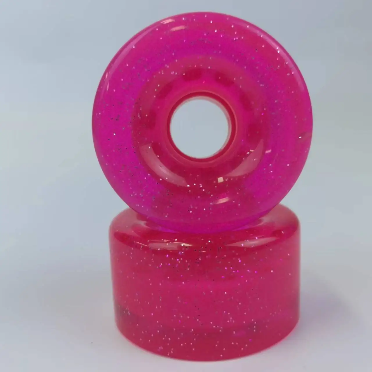 YSMLE Luminous Roller Quad Skate Wheels 65mm 62mm 58mm Flashing Longboard Wheels