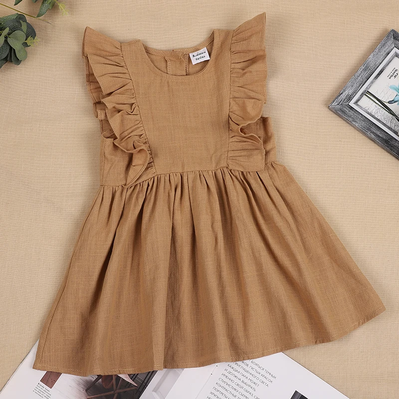 Innovative products high quality cute korean baby girl dresschiffon made in china