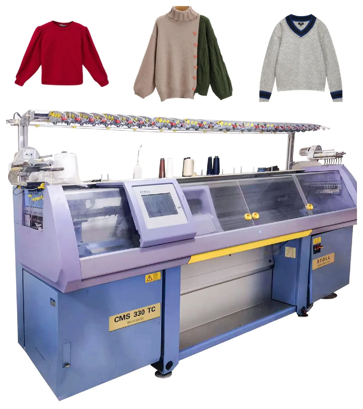 stoll brand 330 used flat knitting machine cnc knitting machine