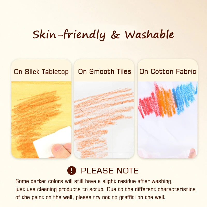 Набор мелков пастельных цветов 12/24/36 нетоксичные моющиеся мелки с маслом для детей развивающие игрушки рисования