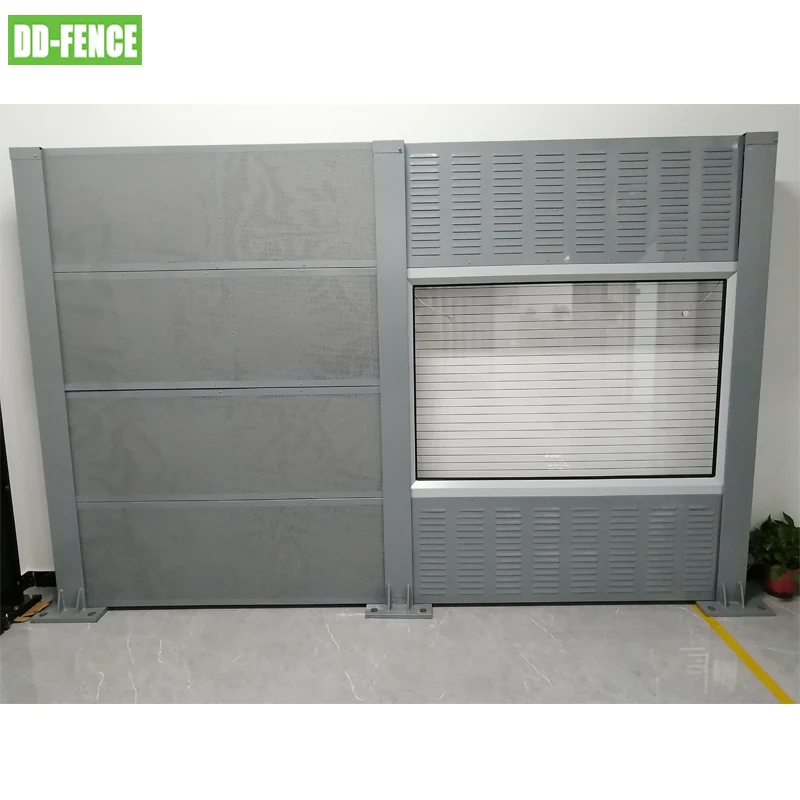Factory Supply Metal Mobile Noise Reduction Road Sound Barrier Isolation Barrier Highway Noise Barrier