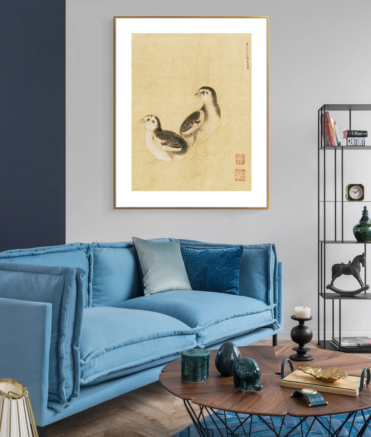 Traditional Chinese Art paintings on Canvas Giant Prints for Home Decor Chicken by Di Li Song Dynasty