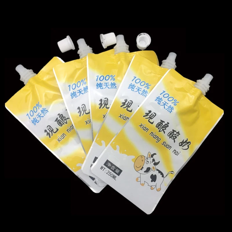 100ml 180ml 250ml Wholesale Doypack Soap Liquid Laundry Washing Detergents Spout Plastic Packaging Pouches
