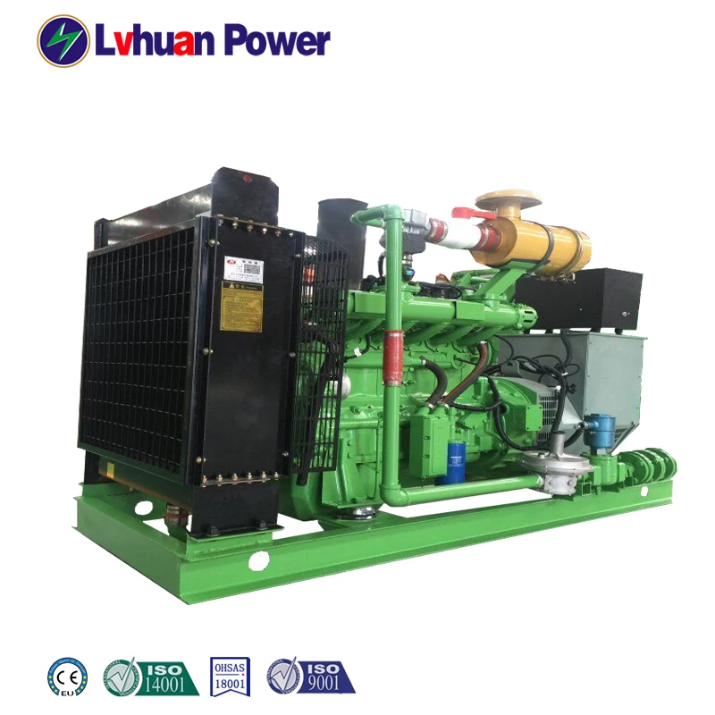 CE and ISO Approved Green Power 10-200kw  Biomass Generator Set