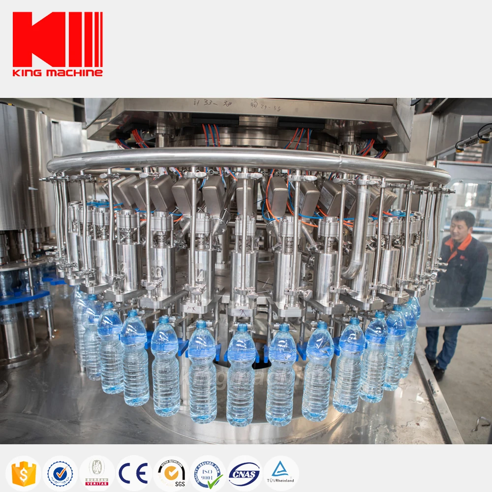Automatic bottled drinking water making equipment / pure water bottling machine / mineral water filling plant price