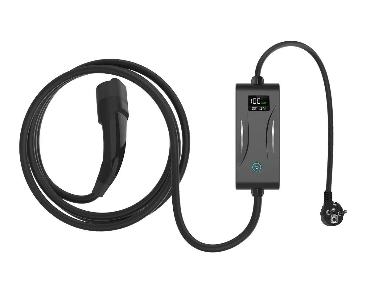 
 Автомобильное зарядное устройство Ev Тип 2 32A Ip66 водонепроницаемый зарядный кабель Тип 2  