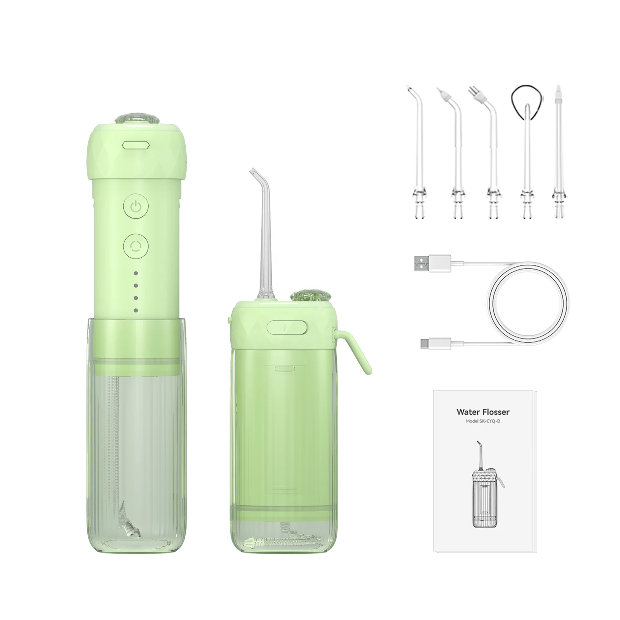 Kid Friendly Electric Deep Cleaner OEM Customizable Oral Irrigator Handle with Large Water Tank for Ultimate Dental Care