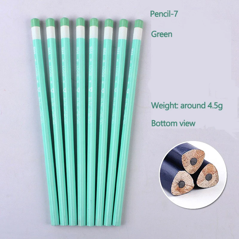 Wooden Pencil Hb Colored Pencil Three Corner Or Round Shape Sketch Pencil
