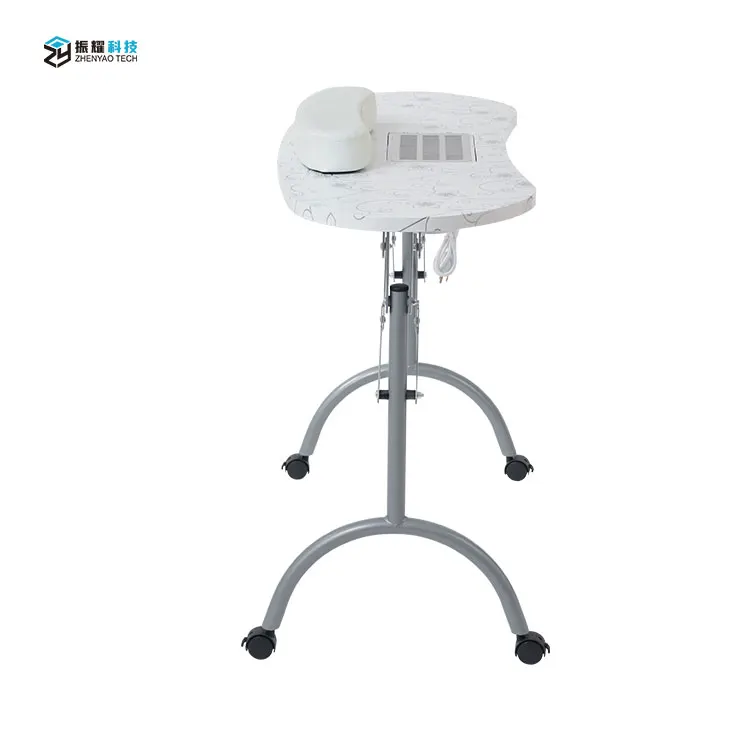 Modern Folding Style Nail Salon Manicure Table With Exhaust Fan