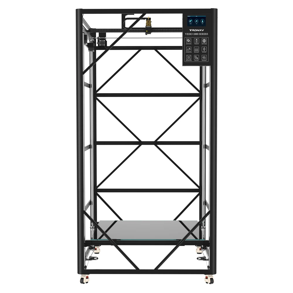 VEHO 1000-20 PRO 3d печатная машина высотой 2000 мм большой формат FDM Силиконовая Термостойкая стеклянная 2024 принтер промышленный