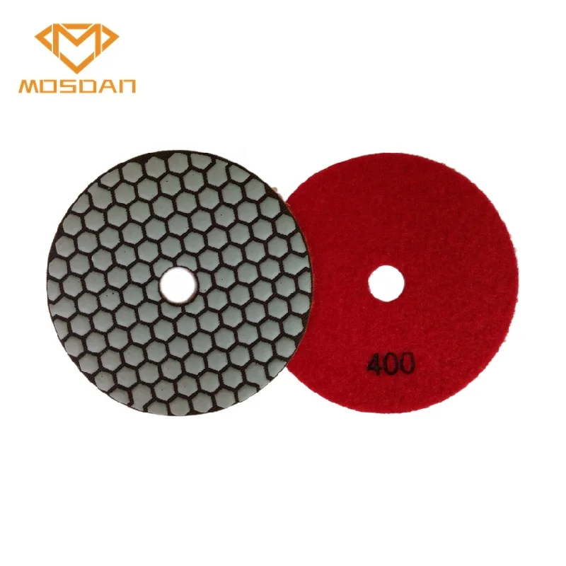 125mm Premium Quality Dry Diamond Flexible Polishing Pads for Stone Marble Granite