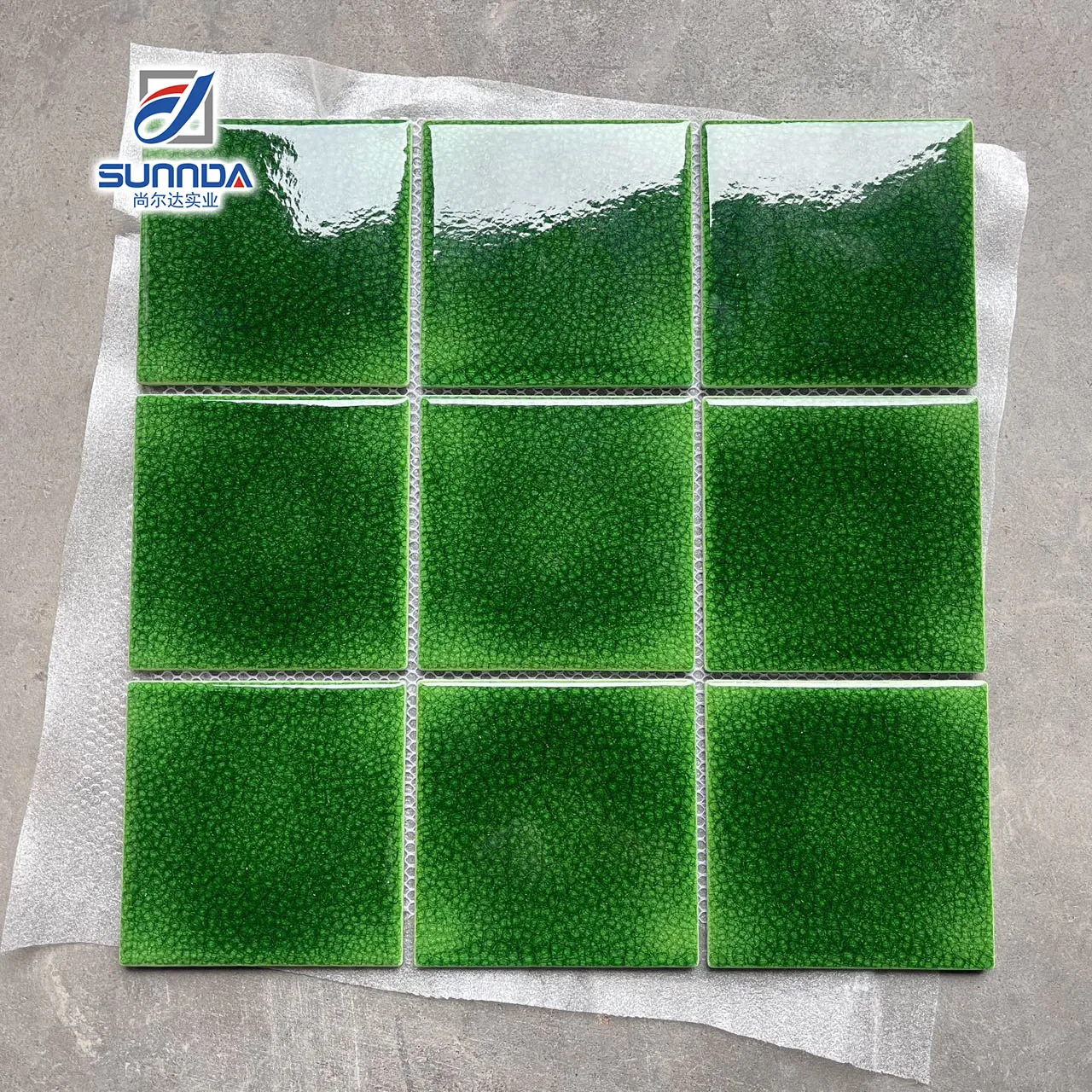 Foshan Wholesale DIY Swimming Pool Pattern Glass Mosaic Glass Crystal Ceramic Mosaic Tile Mosaic Stock