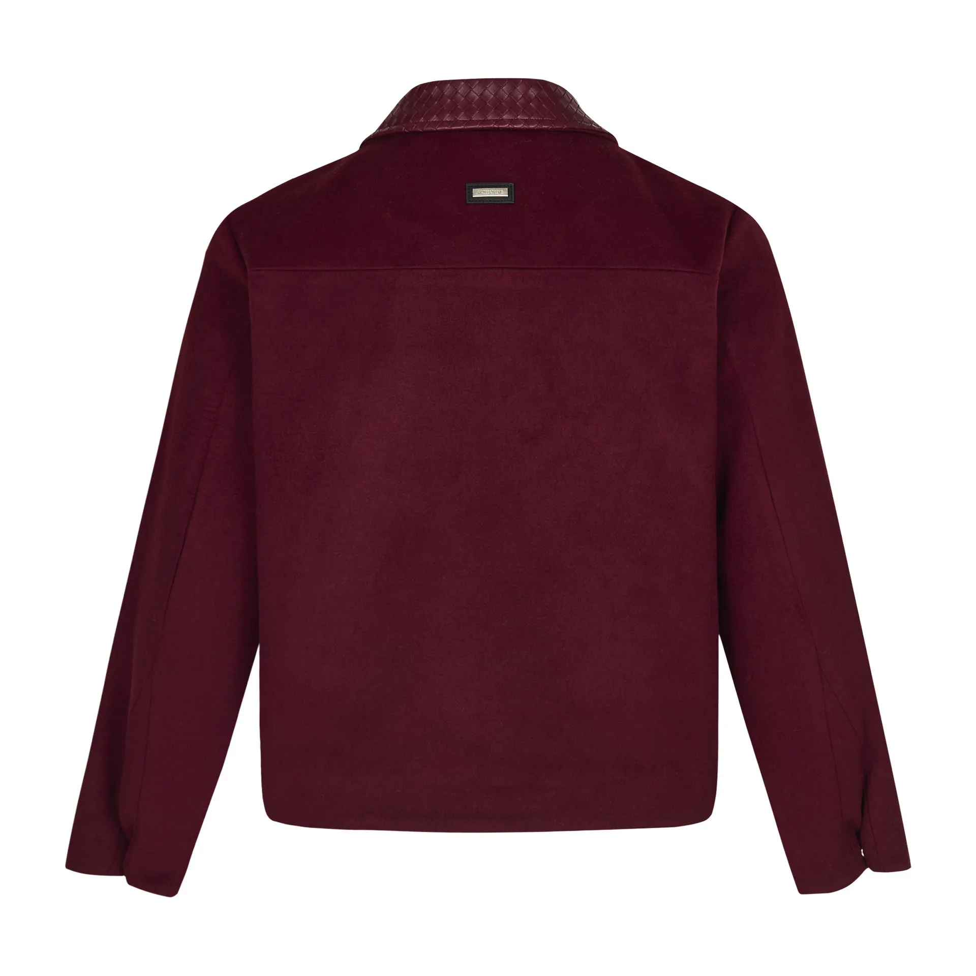 Fashion design cleanfit diamond lapel winter coat  vintage suede leather jacket for men