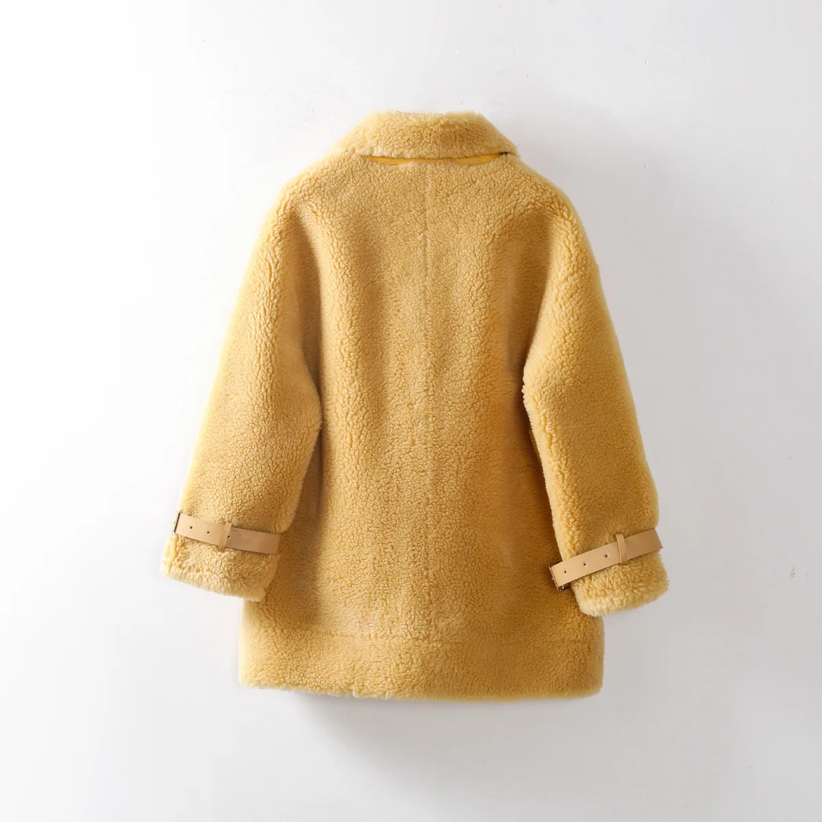 Winter Faux Fur Wool Ladies Coat Outwear Ladies Winter Coats And Jackets With Belt