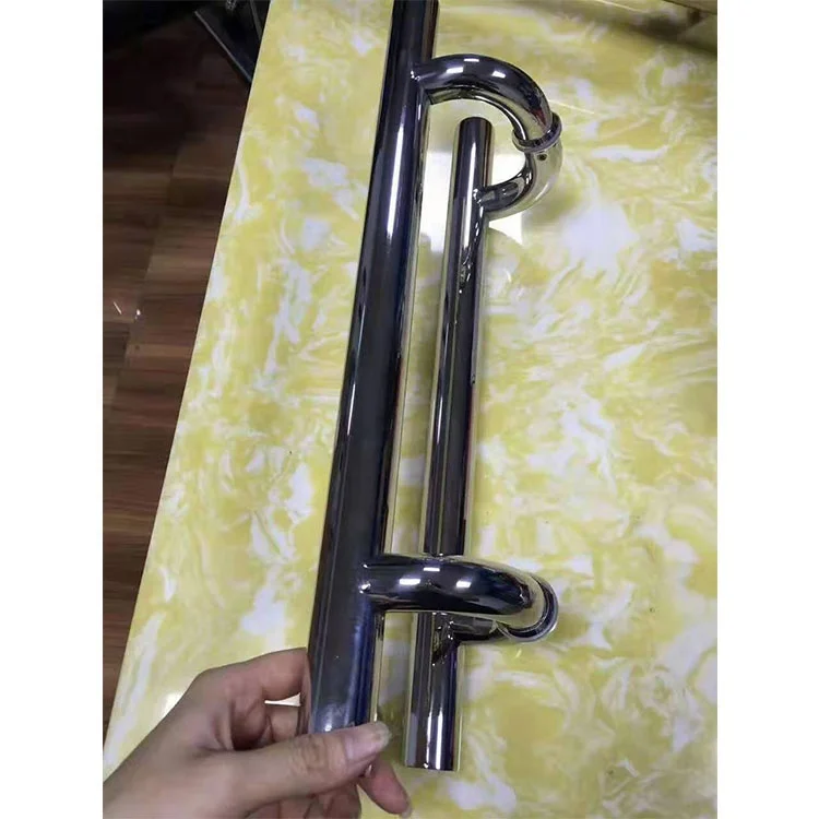 Black SS316 KANEE Rose gold Stainless Steel Glass Door Pull Handles