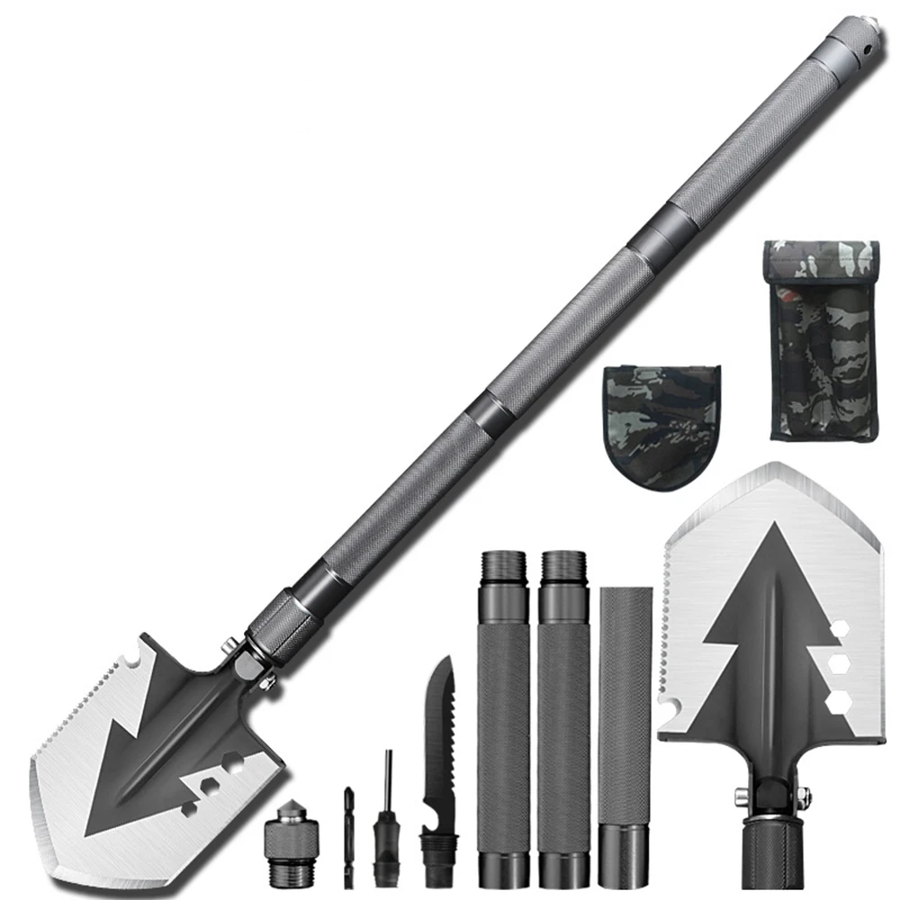 INNO Axe Shovel Camping Equipment 50HRC Hardness Heavyduty Folding Compact Tool