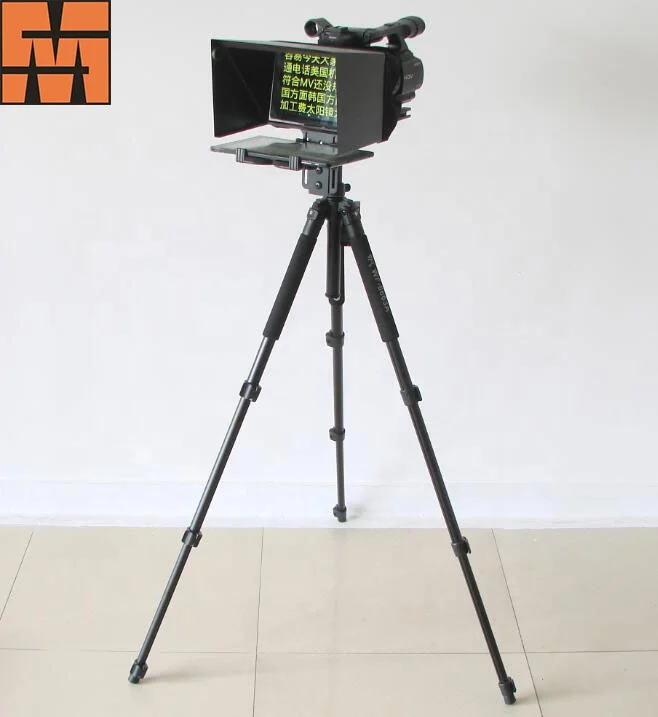 
Portable 2mm super thin glass mirror foldable teleprompter for ipad and mobile phone 