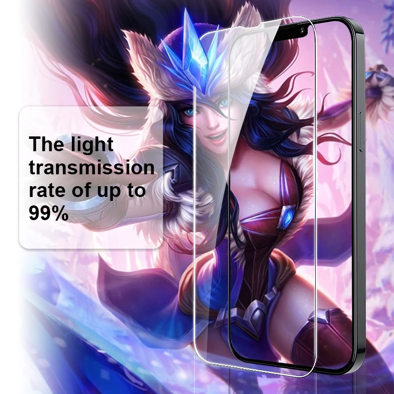 HOFI Wholesale 2.5D full cover cell mobile phone Clear Tempered Glass Screen Protector for iphone 12 13 pro max