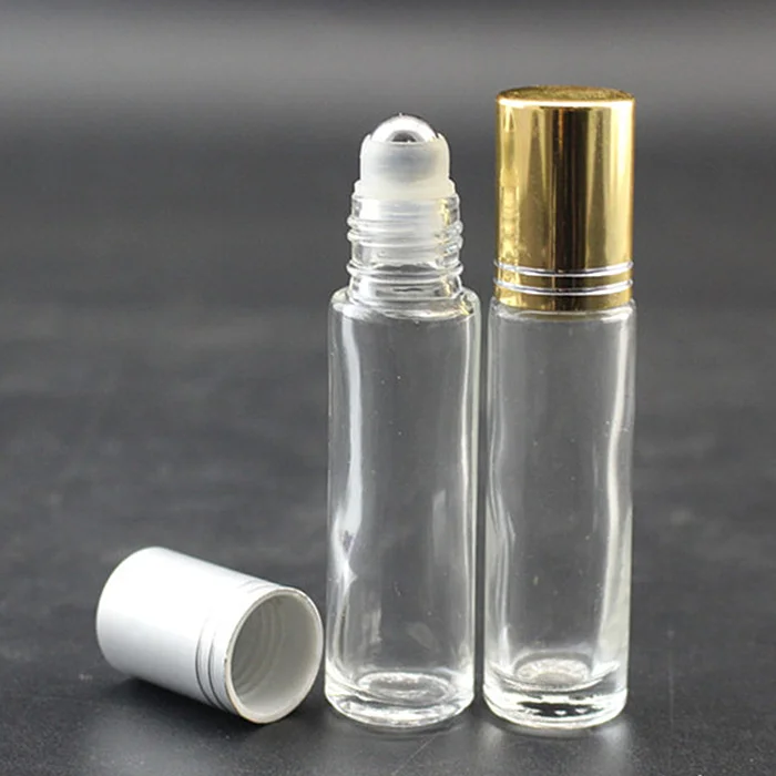 China cosmetic glass manufacturer offer high quality tubular perfume roll on bottle