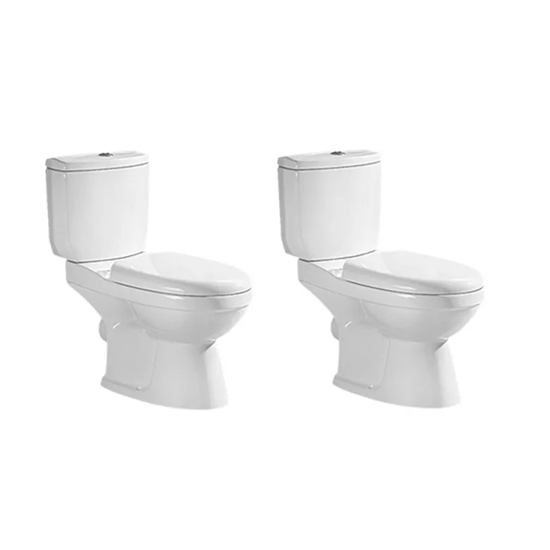 Набор для ванной комнаты, унитаз из двух частей, круглая п-ловушка, S-ловушка из двух частей, керамический туалет, туалетный комод, унитаз с замедляющим чехлом для сиденья