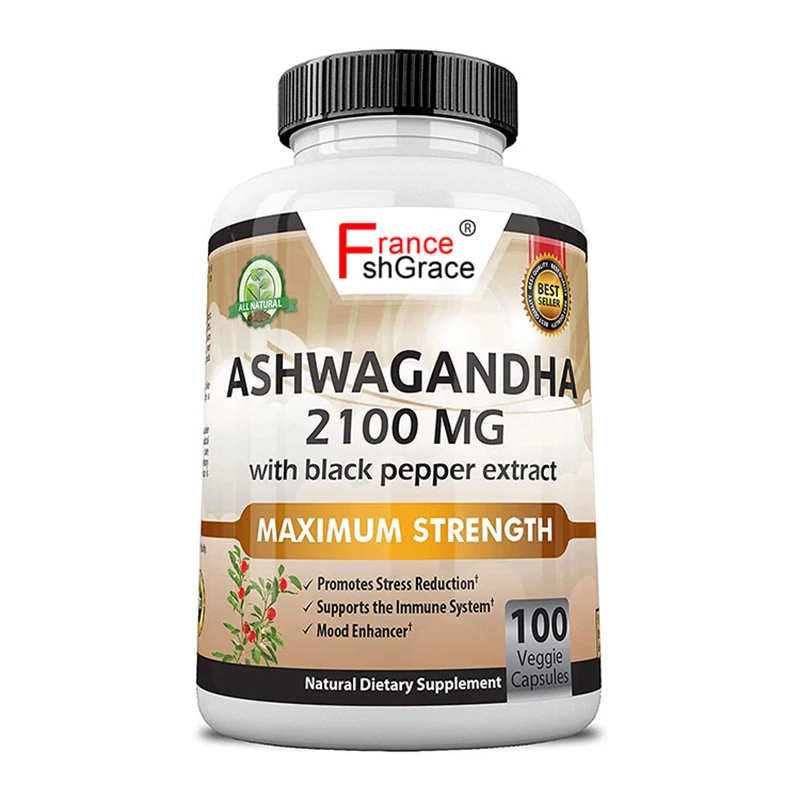 Органические Капсулы Ashwagandha капсулы 2100 мг чистый органический порошок и экстракт корня