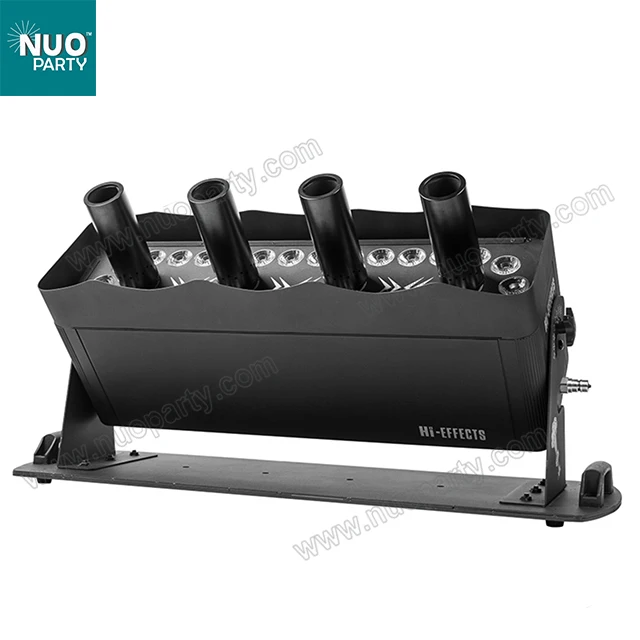 Stage Effects Cannon Co2 Cryo Jet  4 shoots with LED DMX-512 Special Effect Fog Smoke C02 Jet Machine