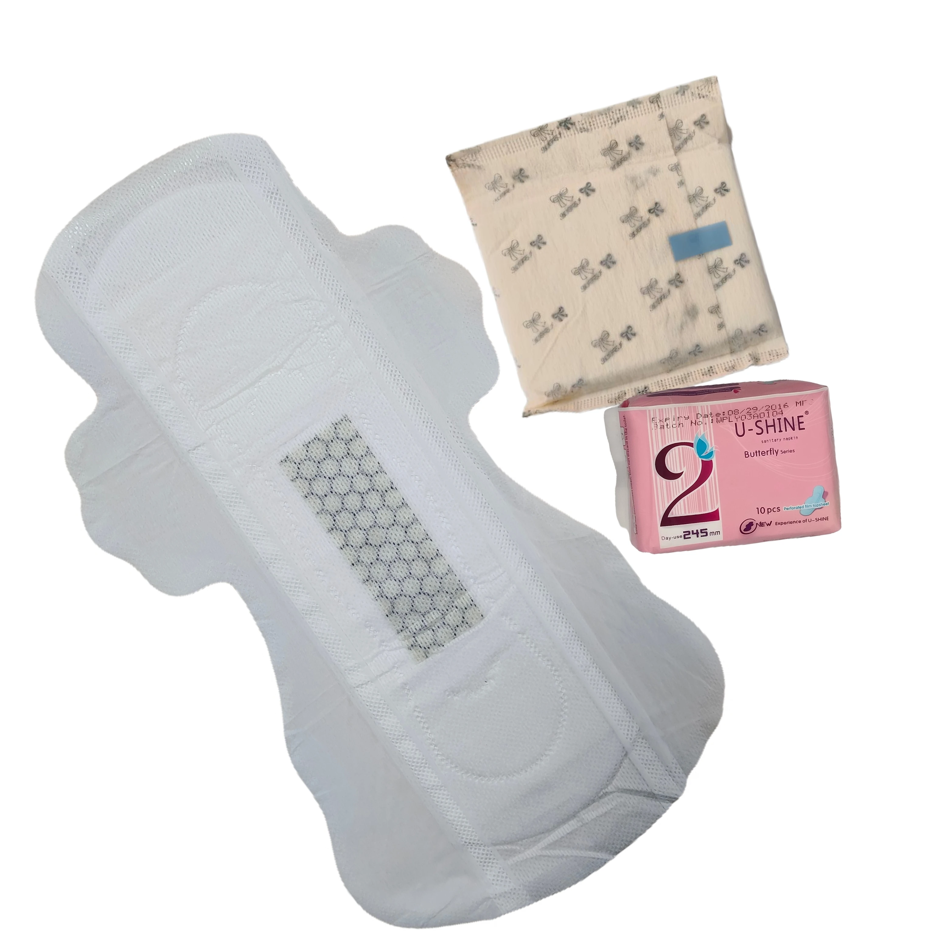 Biodegradable Cotton Pads Aluminum Foil Cotton Organic Pads For Women Ladies Pad Product Makeup Cotton