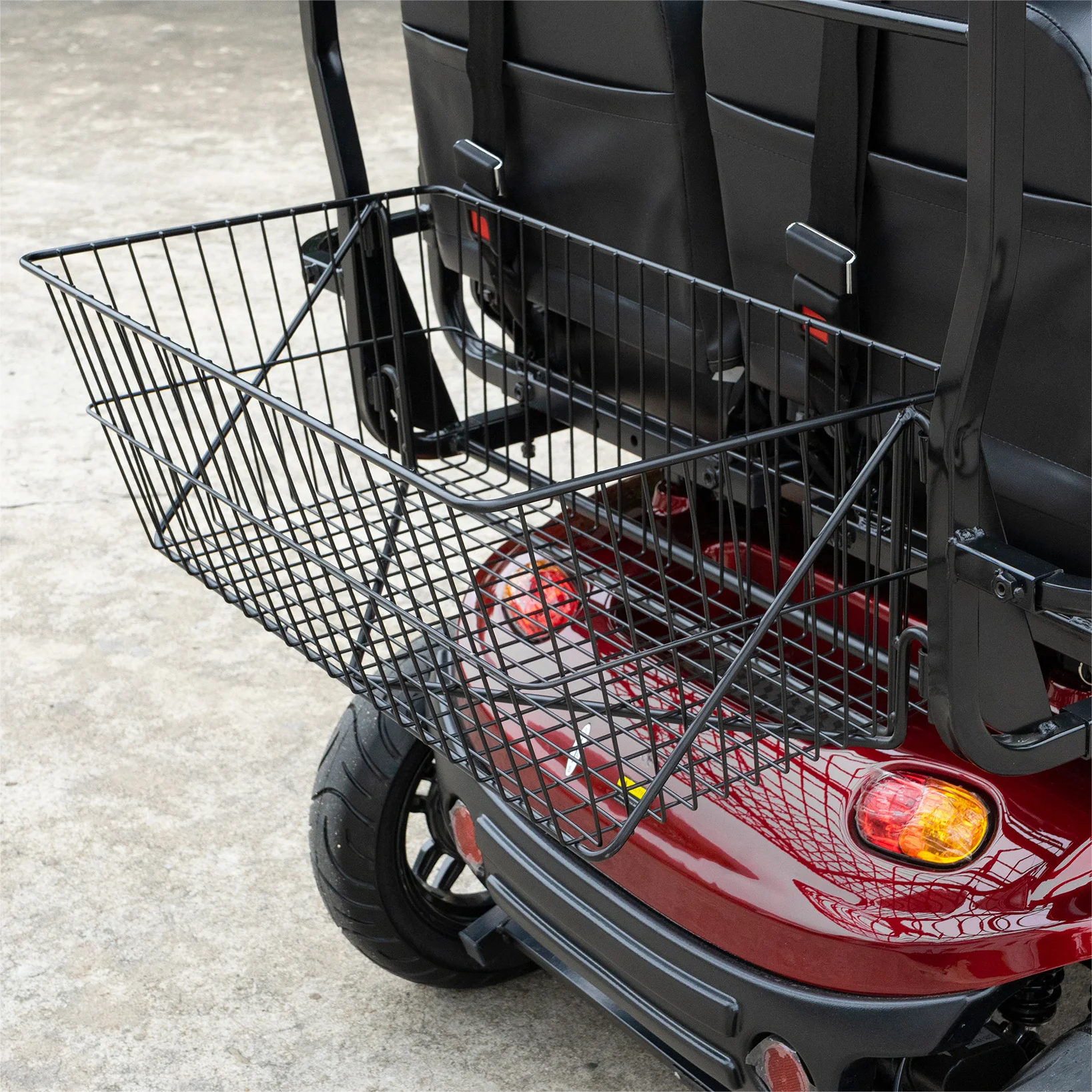 Oversized Storage Space Senior Mobility Scooter Electric 4 Wheel 2 Seater Four Wheel Electric Scooter For Adults