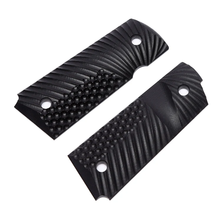 1911 Compact Officer Size G10 Gun Grip, OPS Eagle Wing Texture