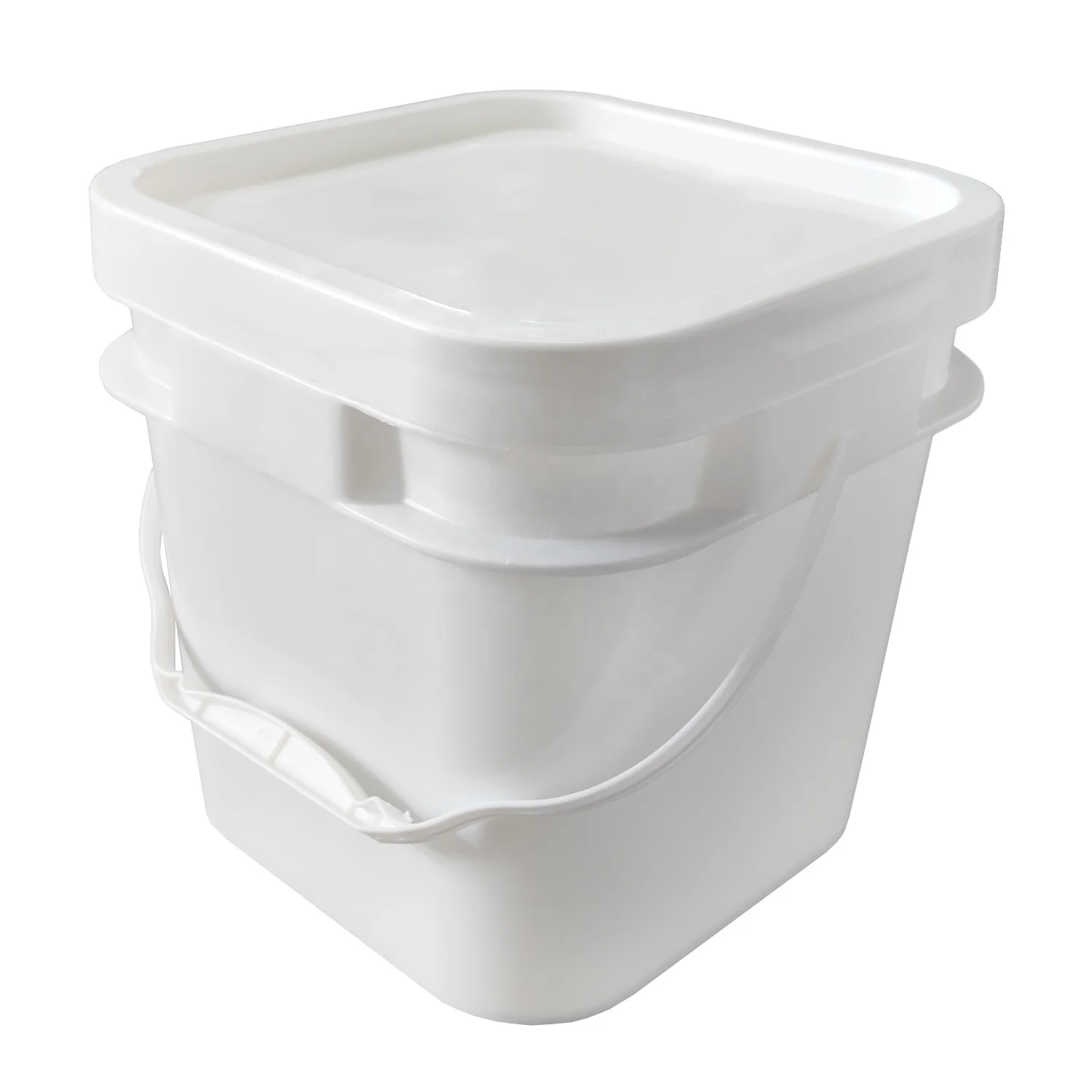 hot sale 5 quart bucket plastic 5 litre square white plastic popcorn bucket