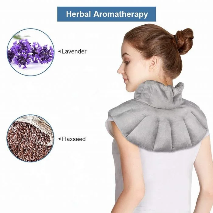 Health Care Relief Neck, Stress , Anxiety, Microwavable Heating & Fridge Cold Weighted Hot & Cold Neck Shoulder Wrap For Therapy