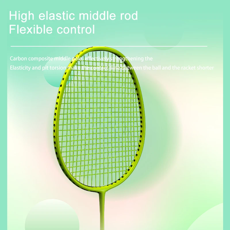 outdoor sports  badminton racket Durable Light Weight Carbon Badminton Racket