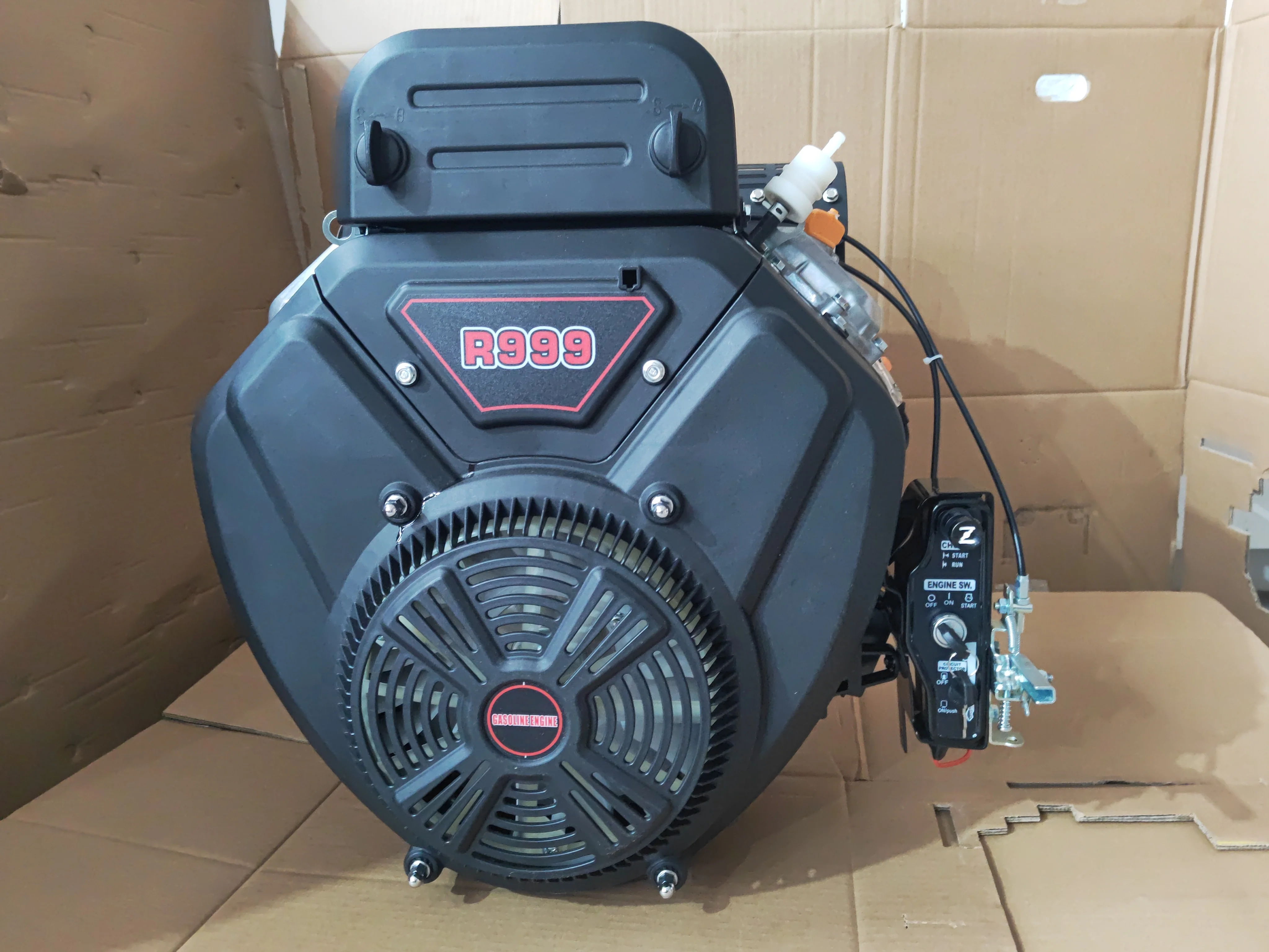 OEM factory Twin cylinder V4 stroke 35hp/999cc gasoline engine vertical axis high pressure machine with electric starter