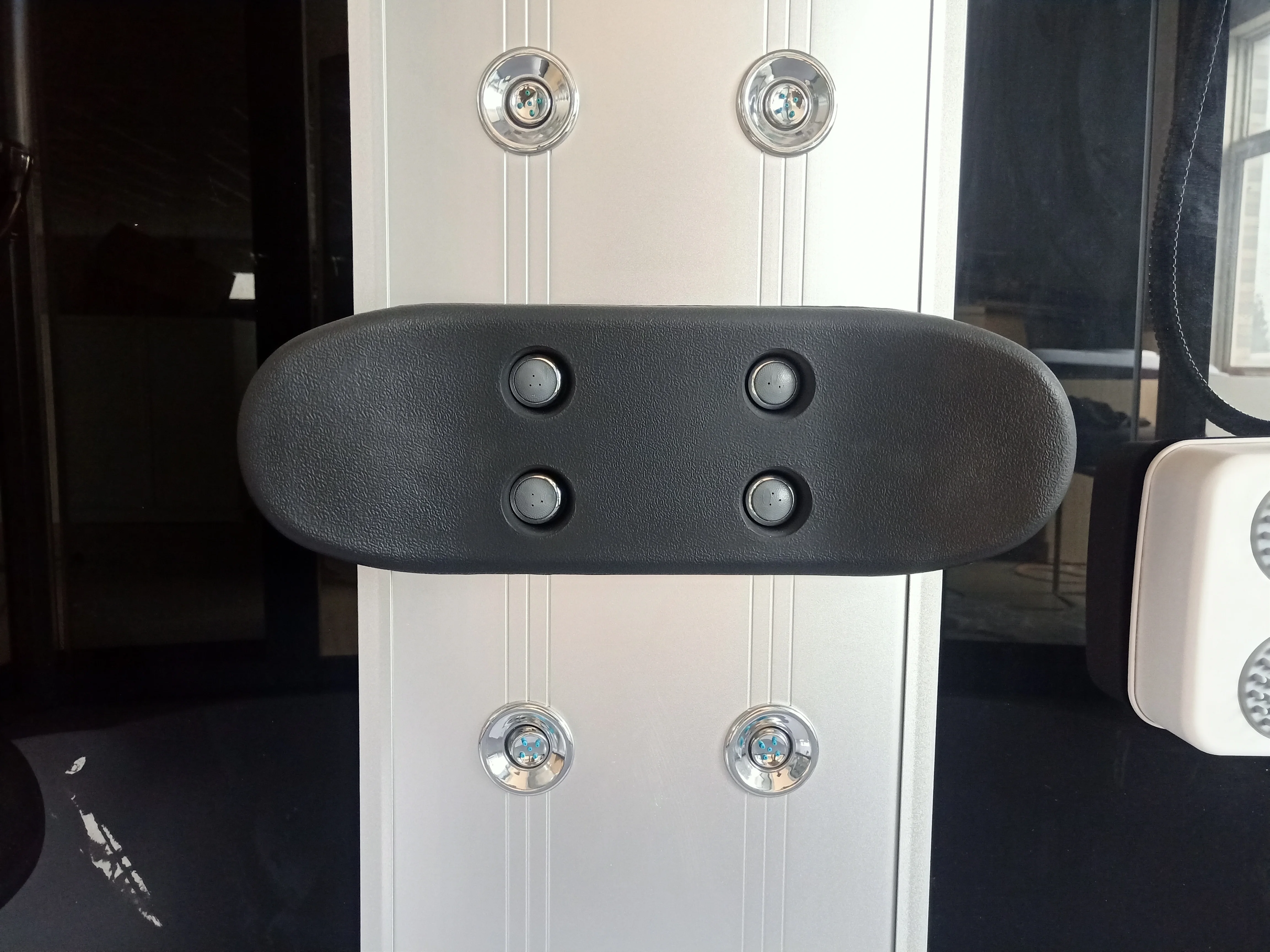 
Luxury 1500mm steam massage sliding door hydro shower cabin 