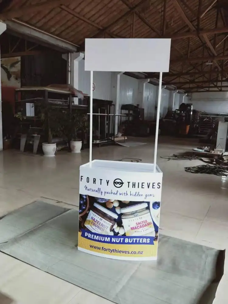 Premium PP plastic promotion counter with custom printing