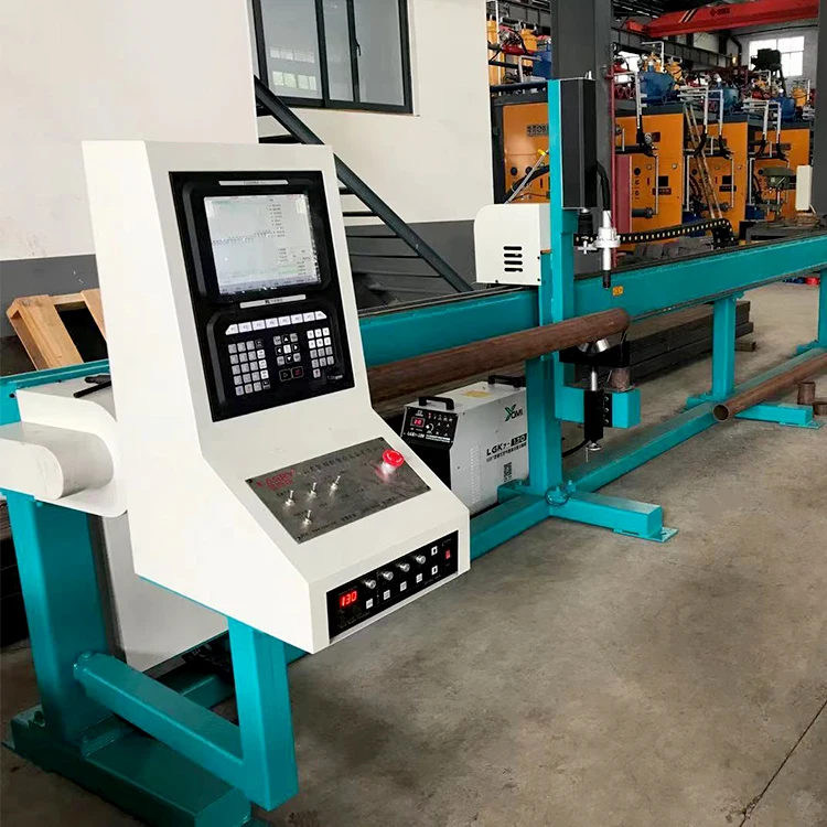 Three Axis Industrial Metal Pipe CNC Flame Plasma Cutting Machine