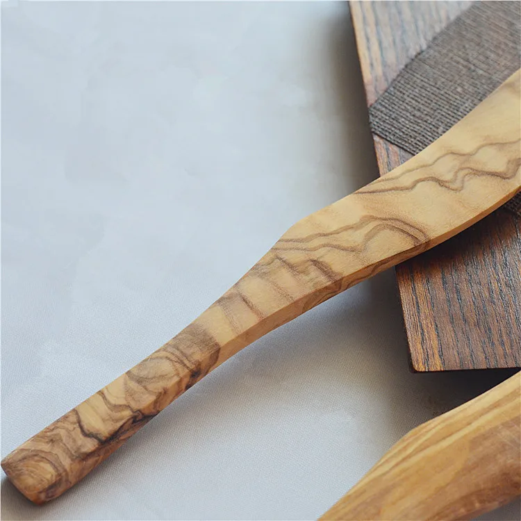 Italian olive cheese butter knife  wooden table knife wholesale