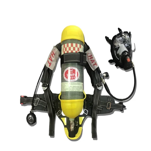 Carbon fibre air cylinder SCBA/air breathing apparatus for fire-fighting