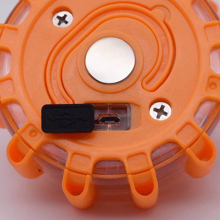 DK LED road flare emergency warning light recharge traffic flares strobe light