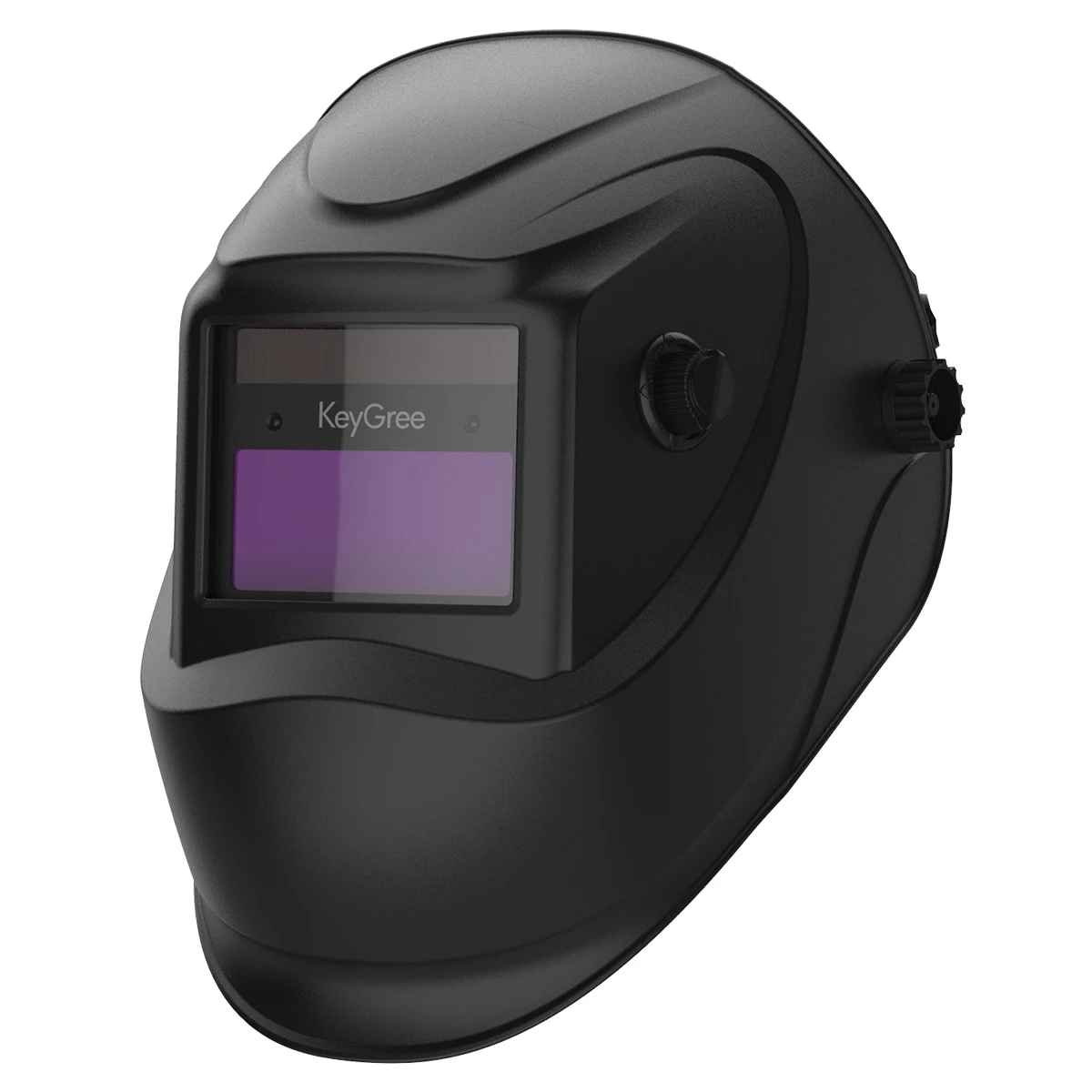 KeyGree Auto Darken Welding Helmet,True Color 1/1/1/2 Battery Powered Welder Mask Hood,Range 4/9-13 for Grind ARC MIG TIG Weld