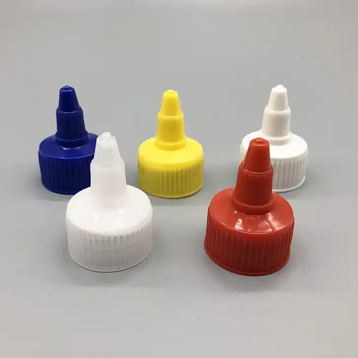 Hot Selling Customized Plastic Screw Twist Hair Dye Oil Dropper Squeeze Dispensing Spout Cap Dye Squeeze Bottle
