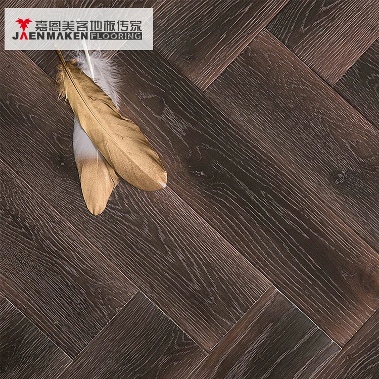 Floor Herringbone French Oak Parquet Wood 14/3*90*630mm Graphic Design Modern Indoor Villa ABCD More Than 5 Years