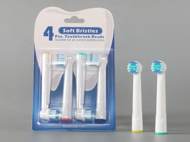 
Compatible Replacement Brush head Matched Adult Oral Electric Toothbrush with 4 Pieces Pack 