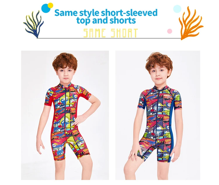 New creative wetsuit kids UV Protection one Piece Full Body Keep Warm diving suit wetsuit