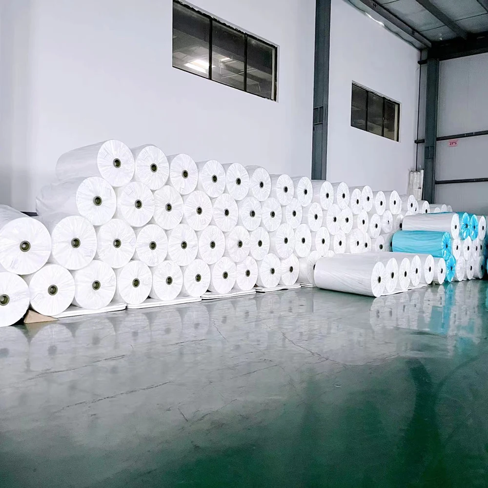 Industrial Composite Fabric Sparse Mesh Polyester Fabric Backing Fabric For Rugs